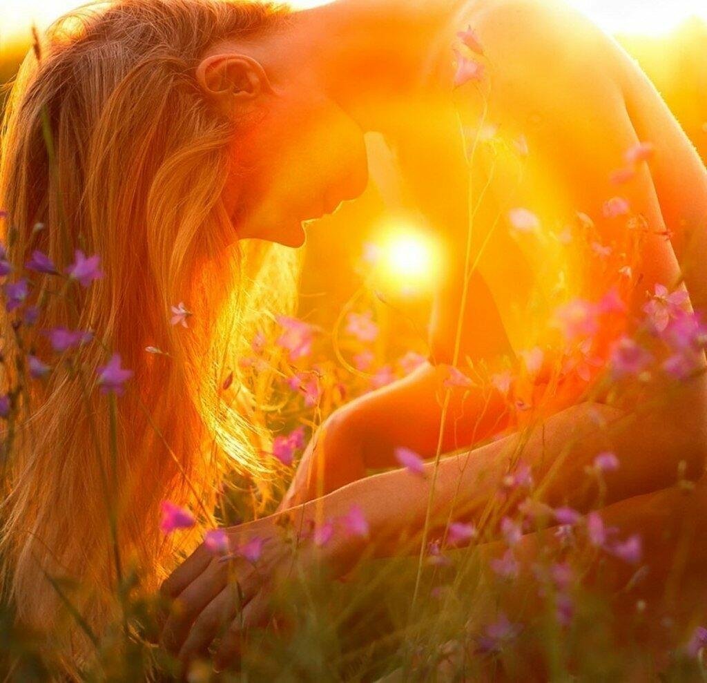 Девушка солнце