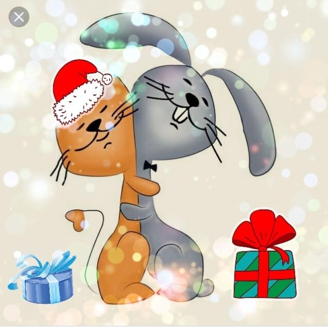 Кот и кролик