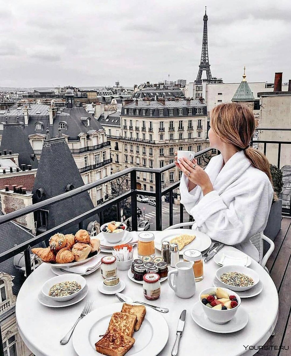 Фотосъемка в стиле утро в Париже