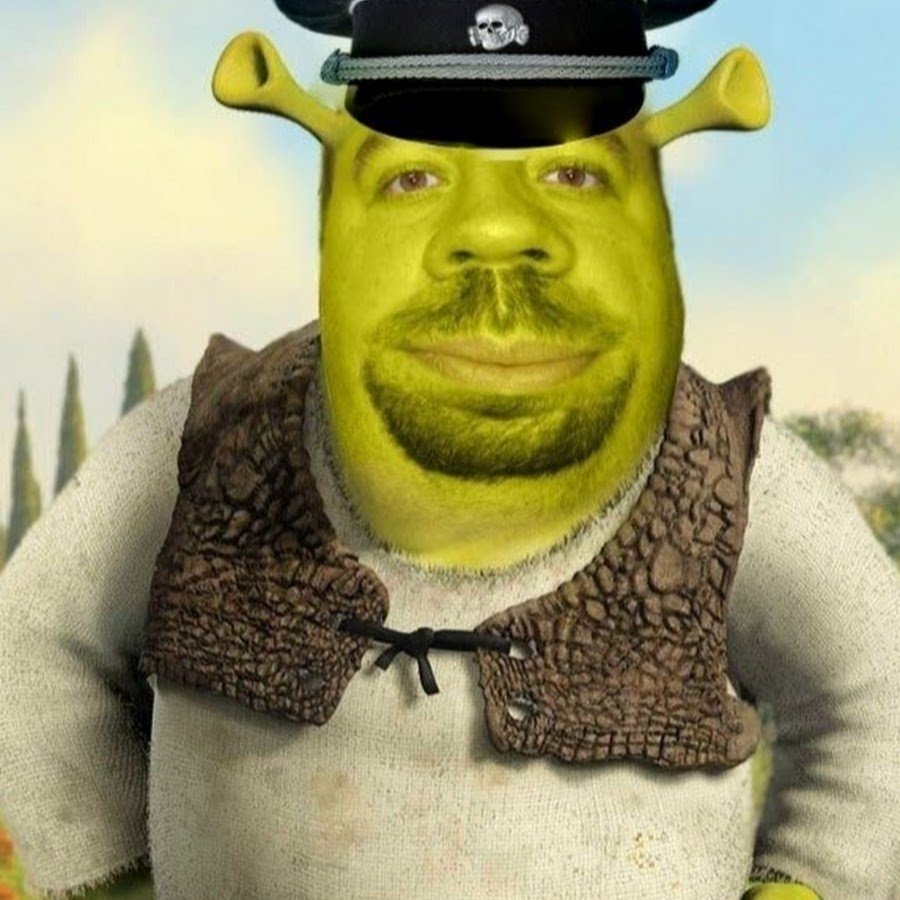 Шрек с сигаретой