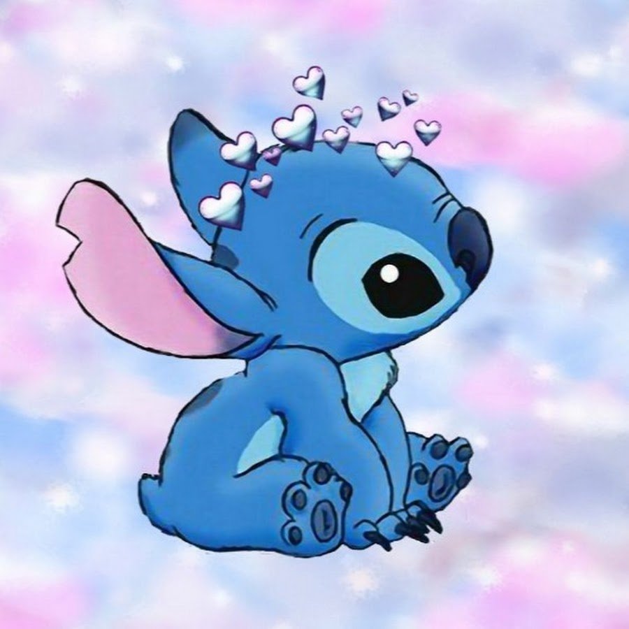 Стич с сердечками