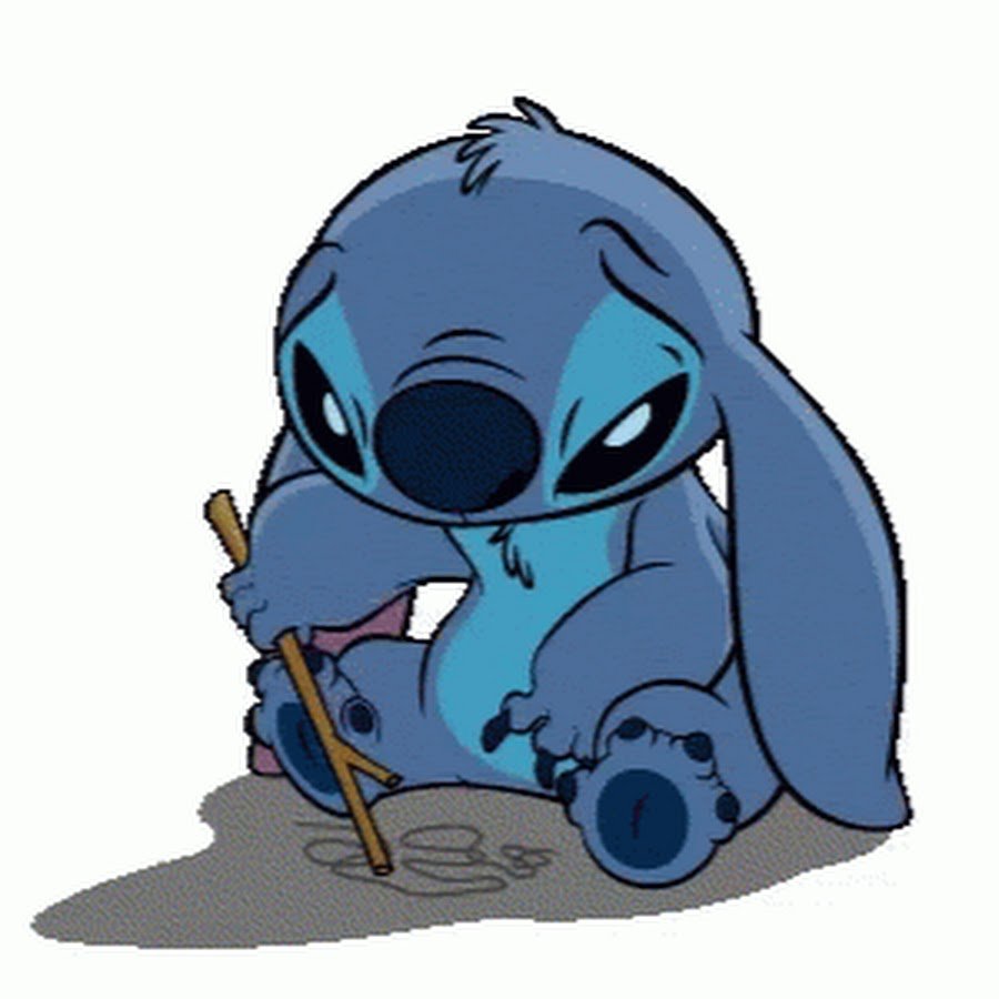 Стич с разбитыми сердечками