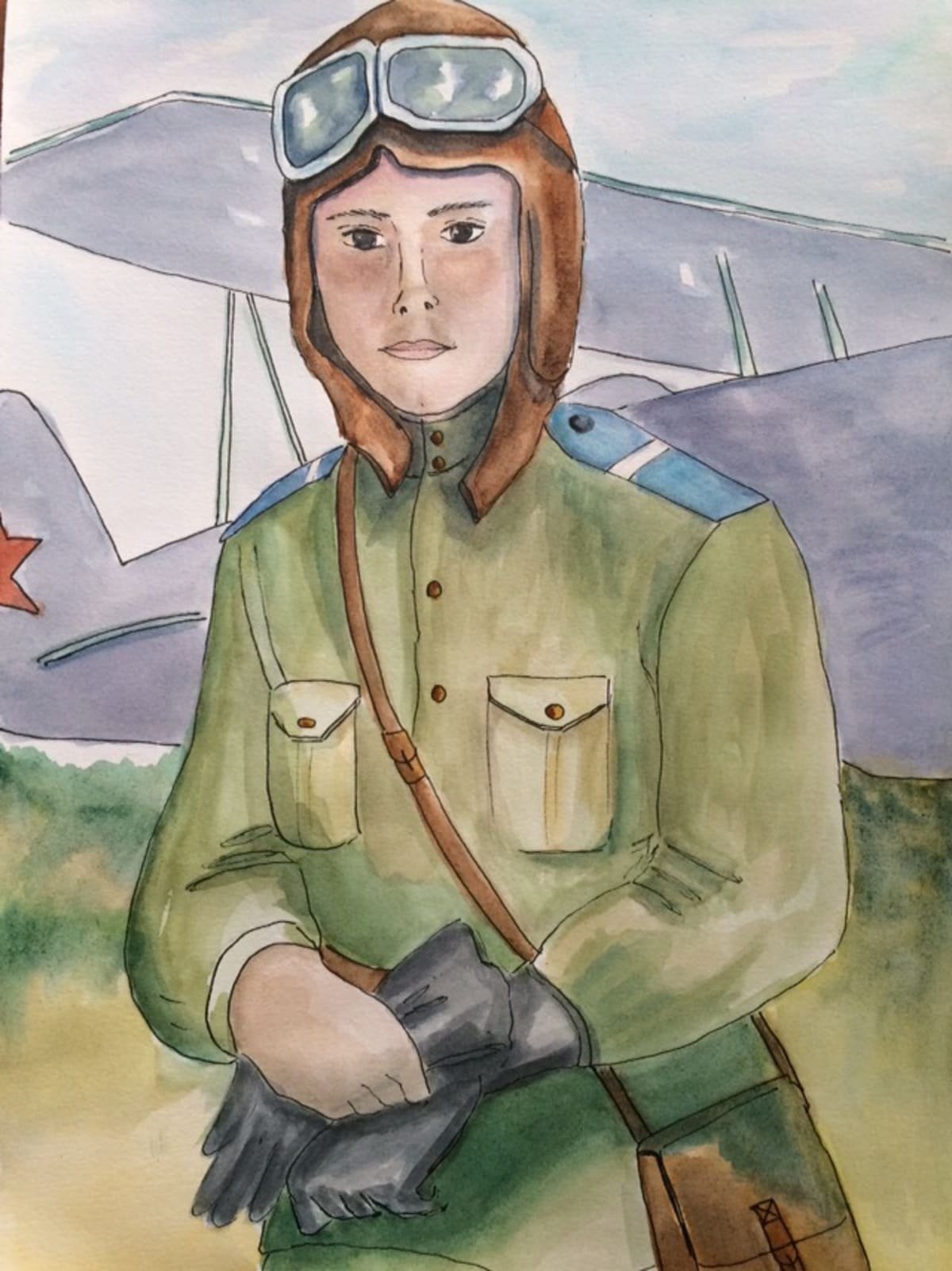 Российский солдат с ребенком