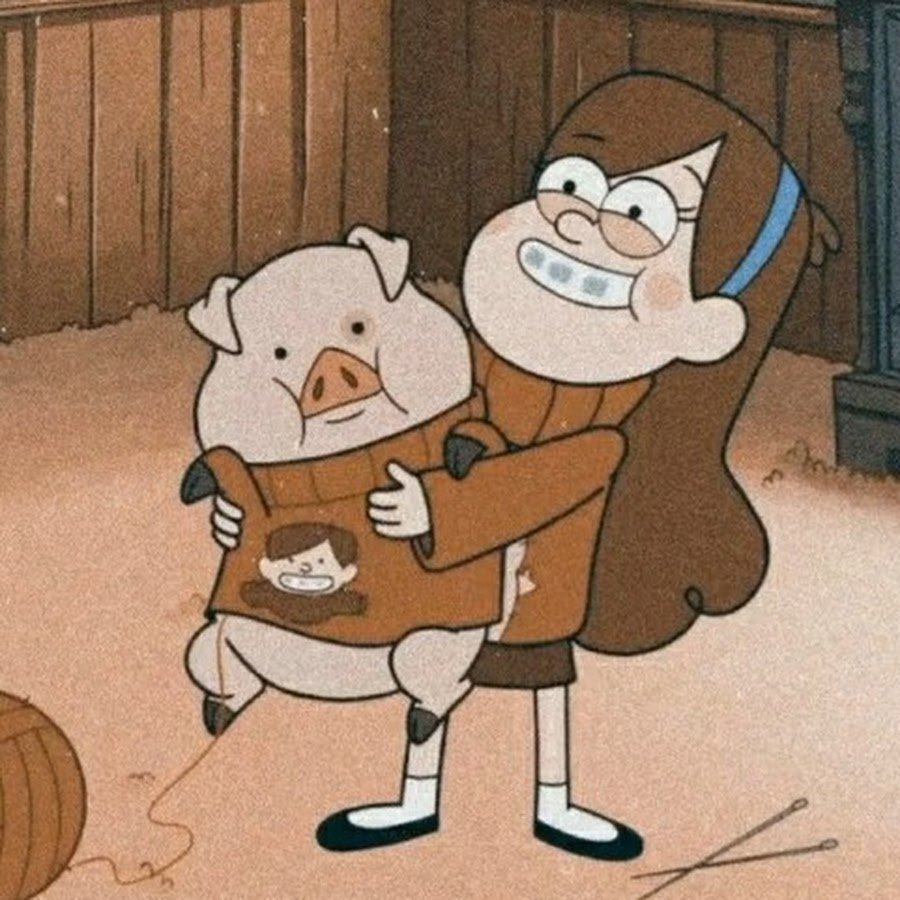 Гравити Фолз Мейбл и Пухля арт