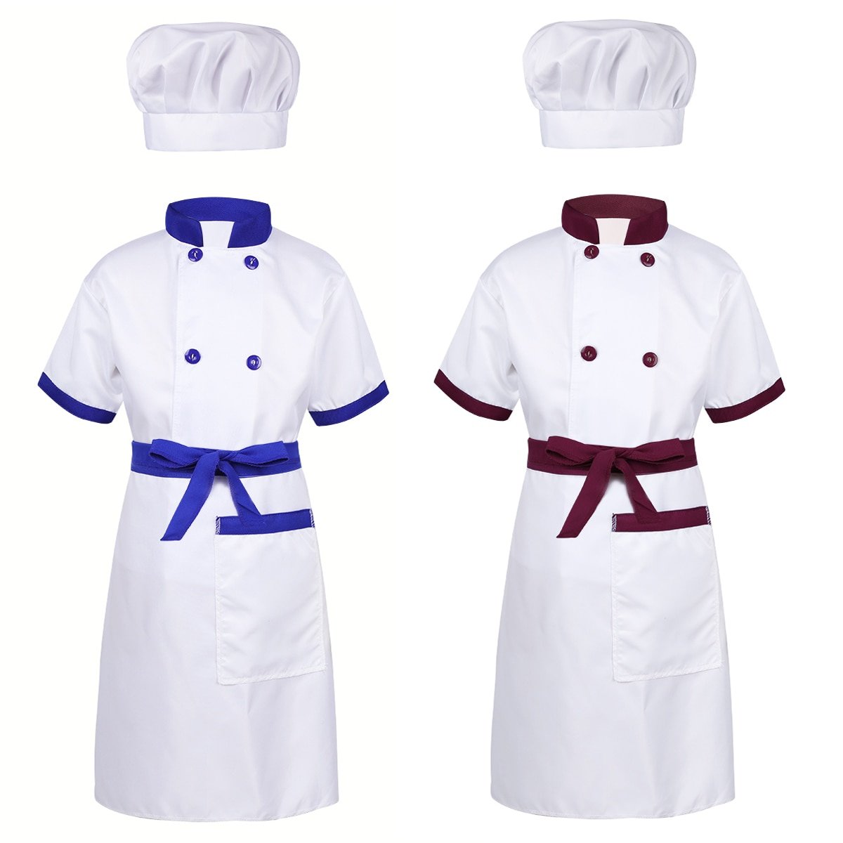 Кондитер на белом фоне