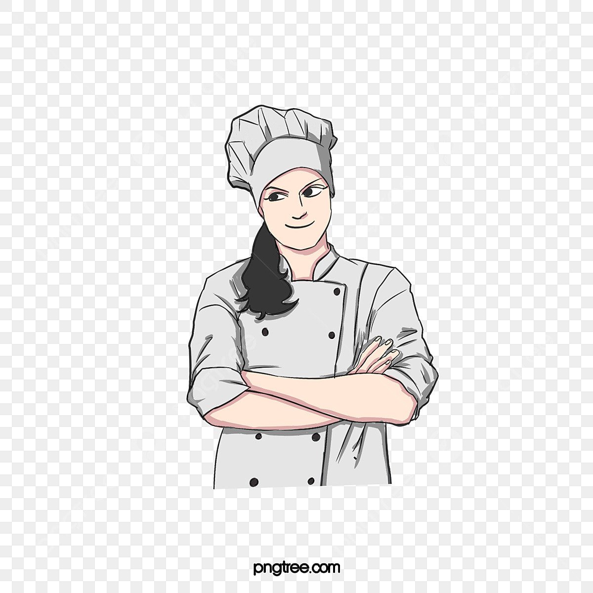 Повариха без фона