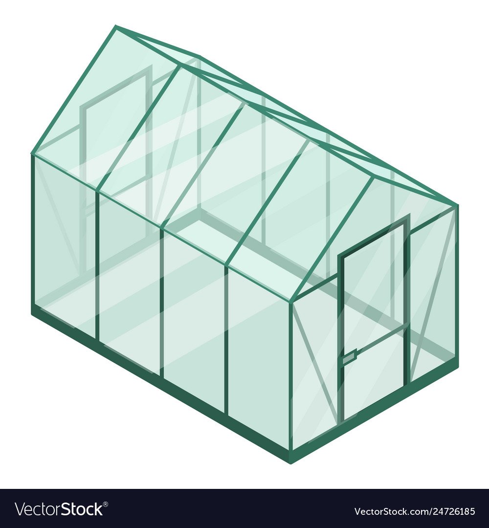 Теплица вид сверху вектор