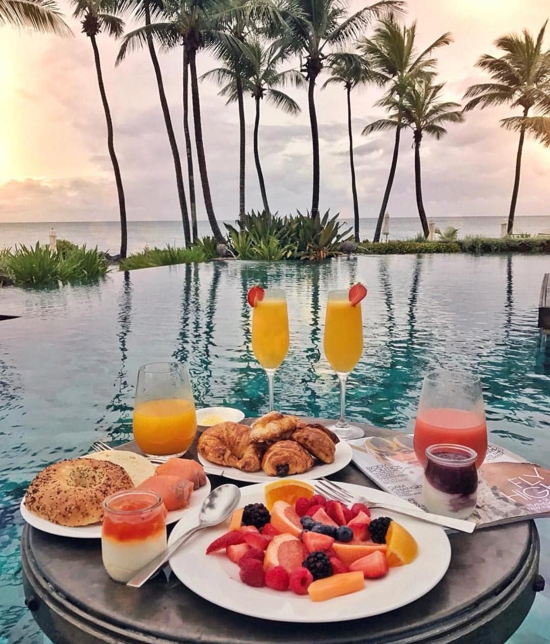 Завтрак на Мальдивах