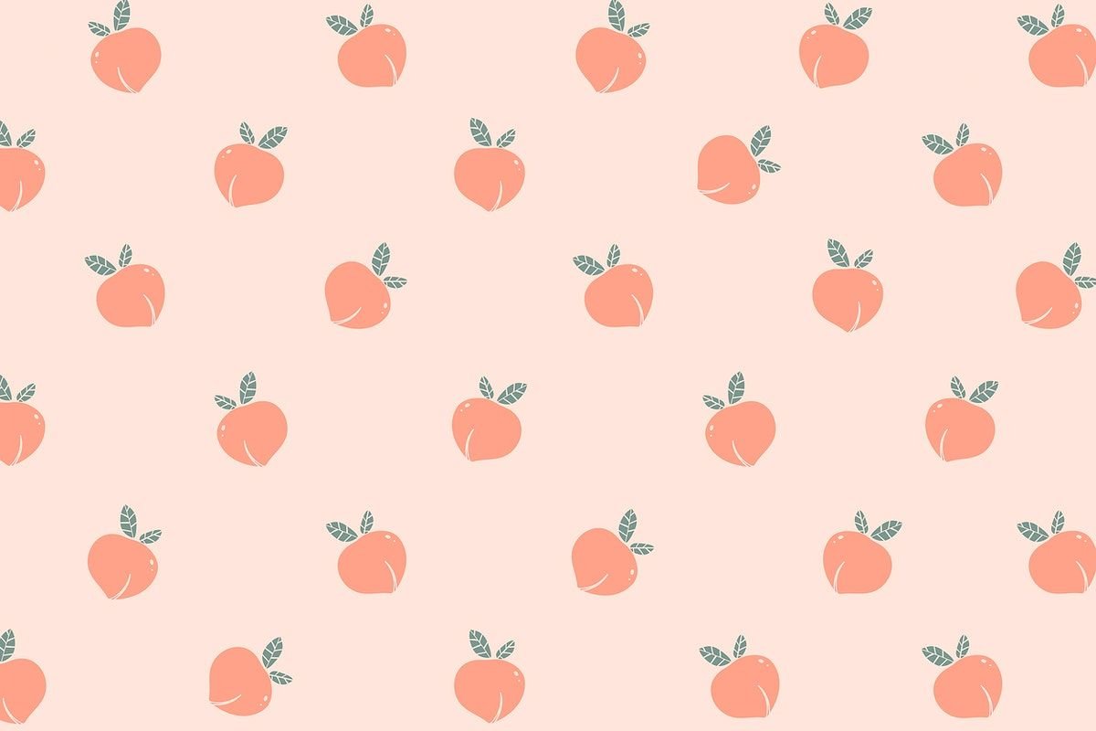 Персики паттерн