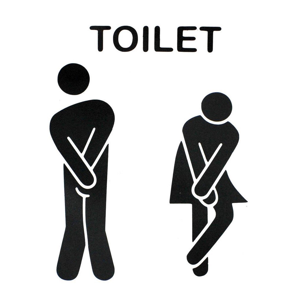 Смешные значки на туалет