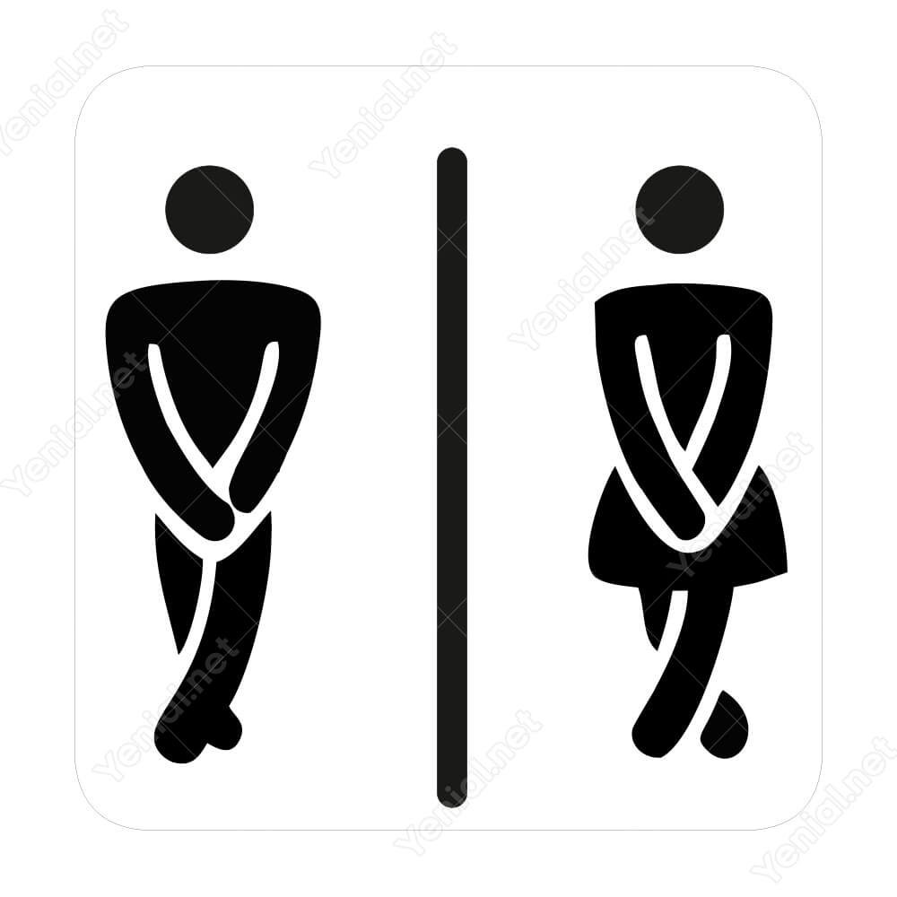 Значки для туалета мужчина