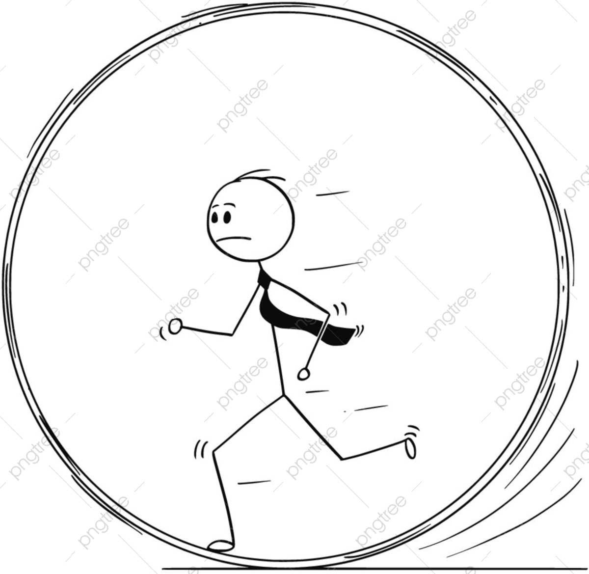 Бежит в колесе