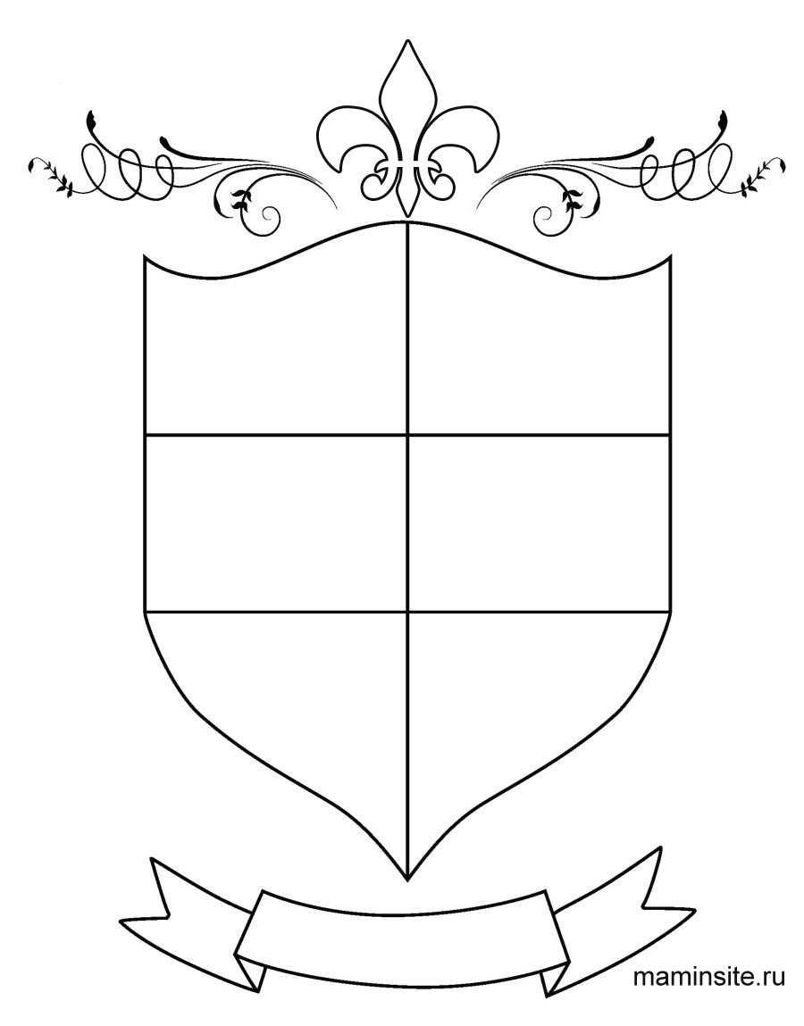 Щит для фамильного герба