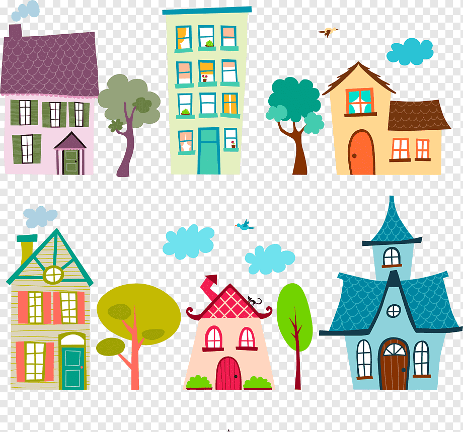 Разные домики для детей