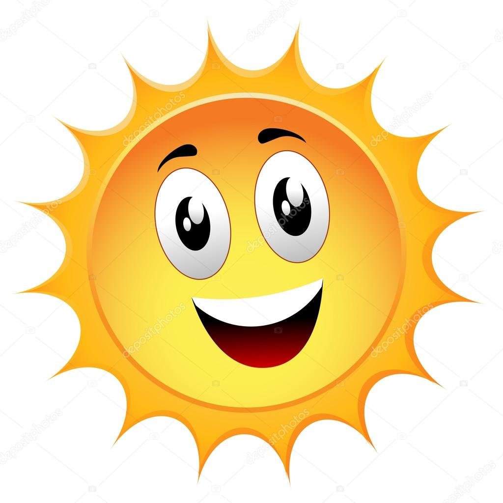 Солнышко с разным настроением