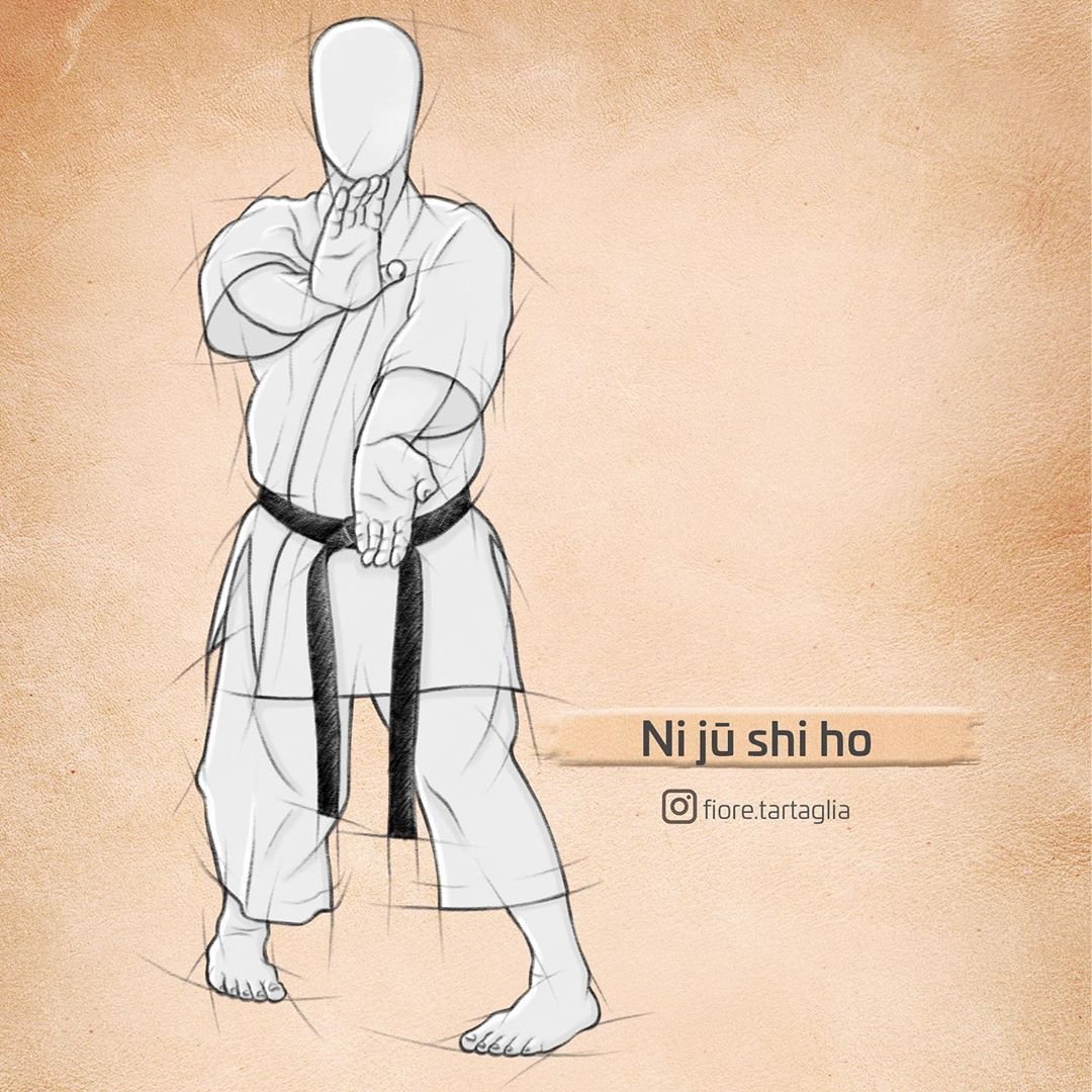 Гуджитсу рисунок в цвете