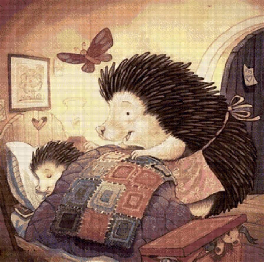 Ежик заболел