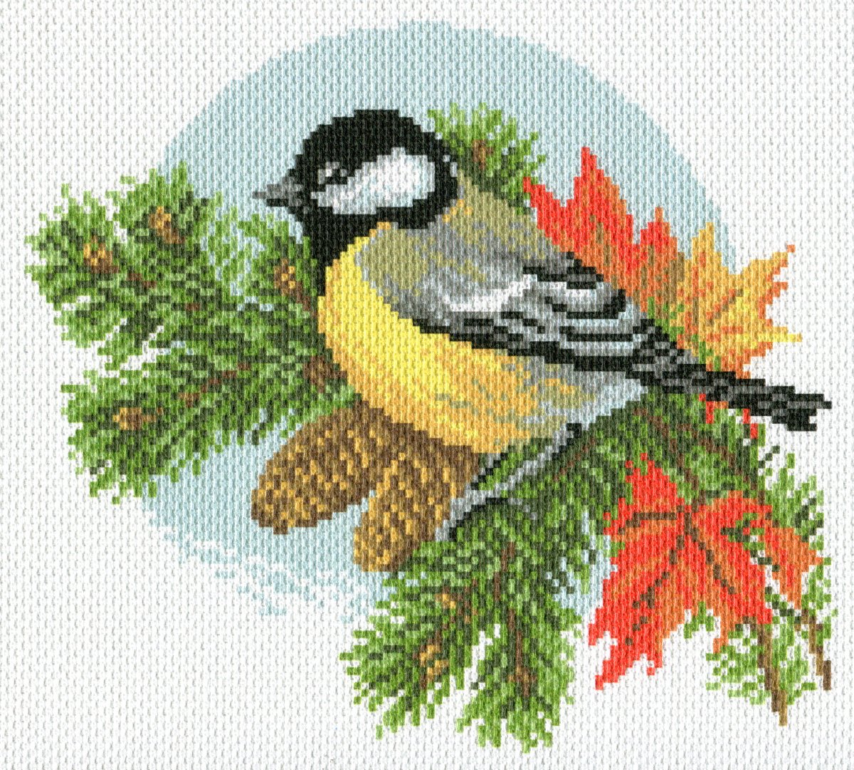 Снегири на ветке