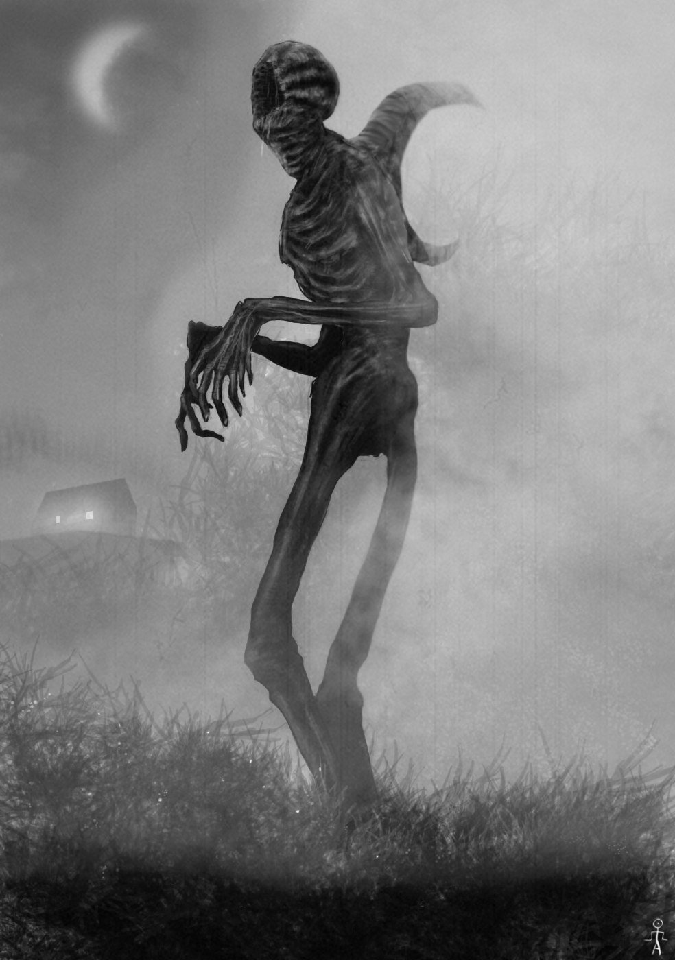 Костяной голем арт фэнтези