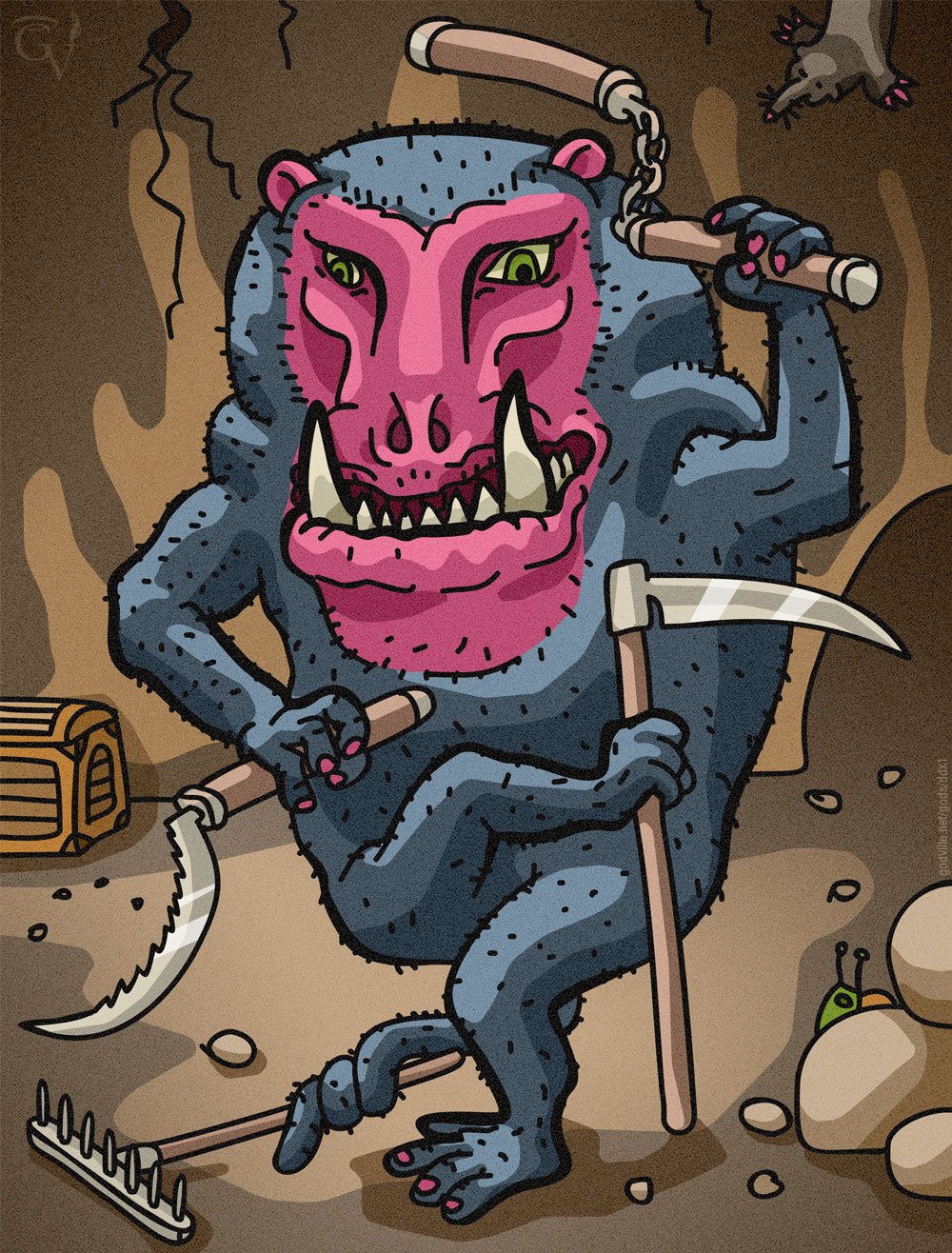 Ацкий босс арты