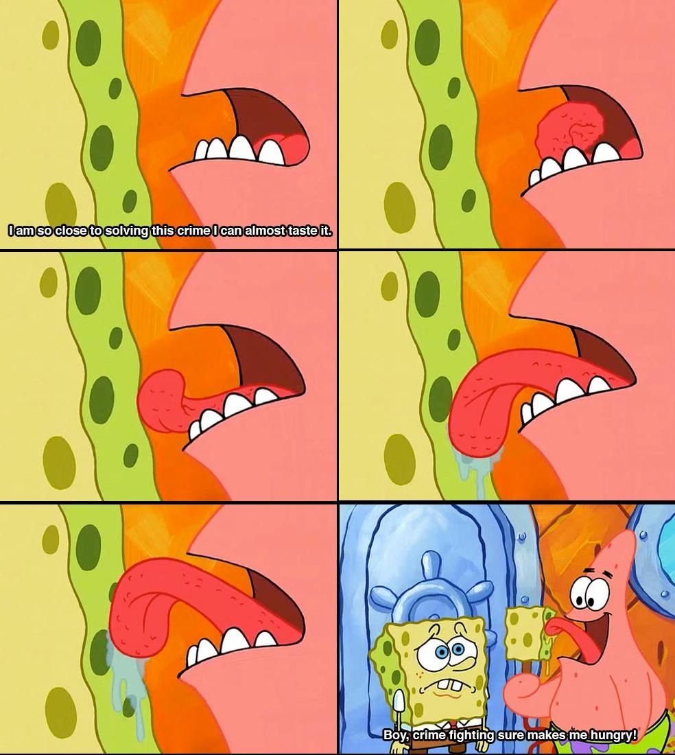 Губка Боб в розовых очках