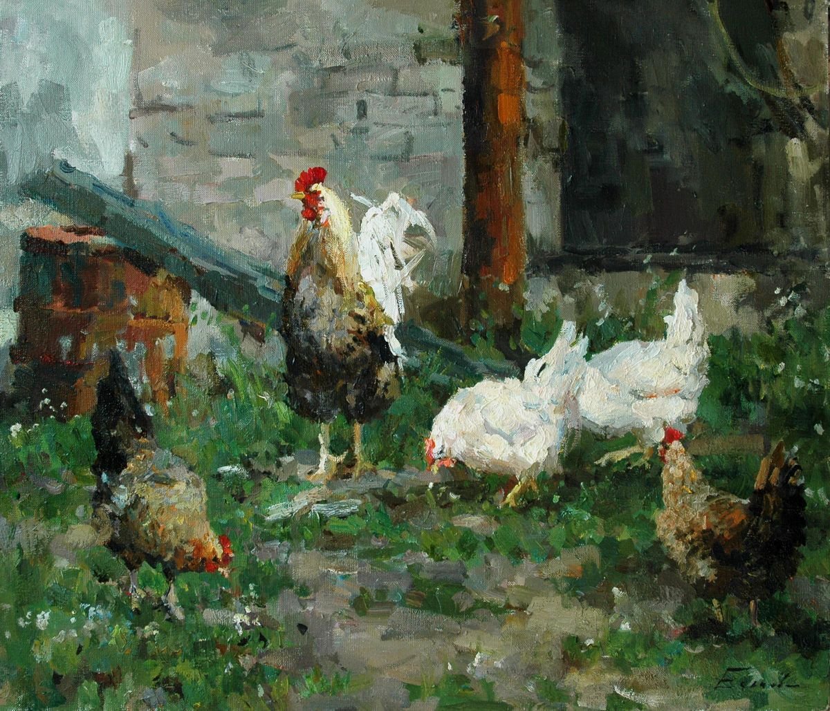 Курятник птичий двор