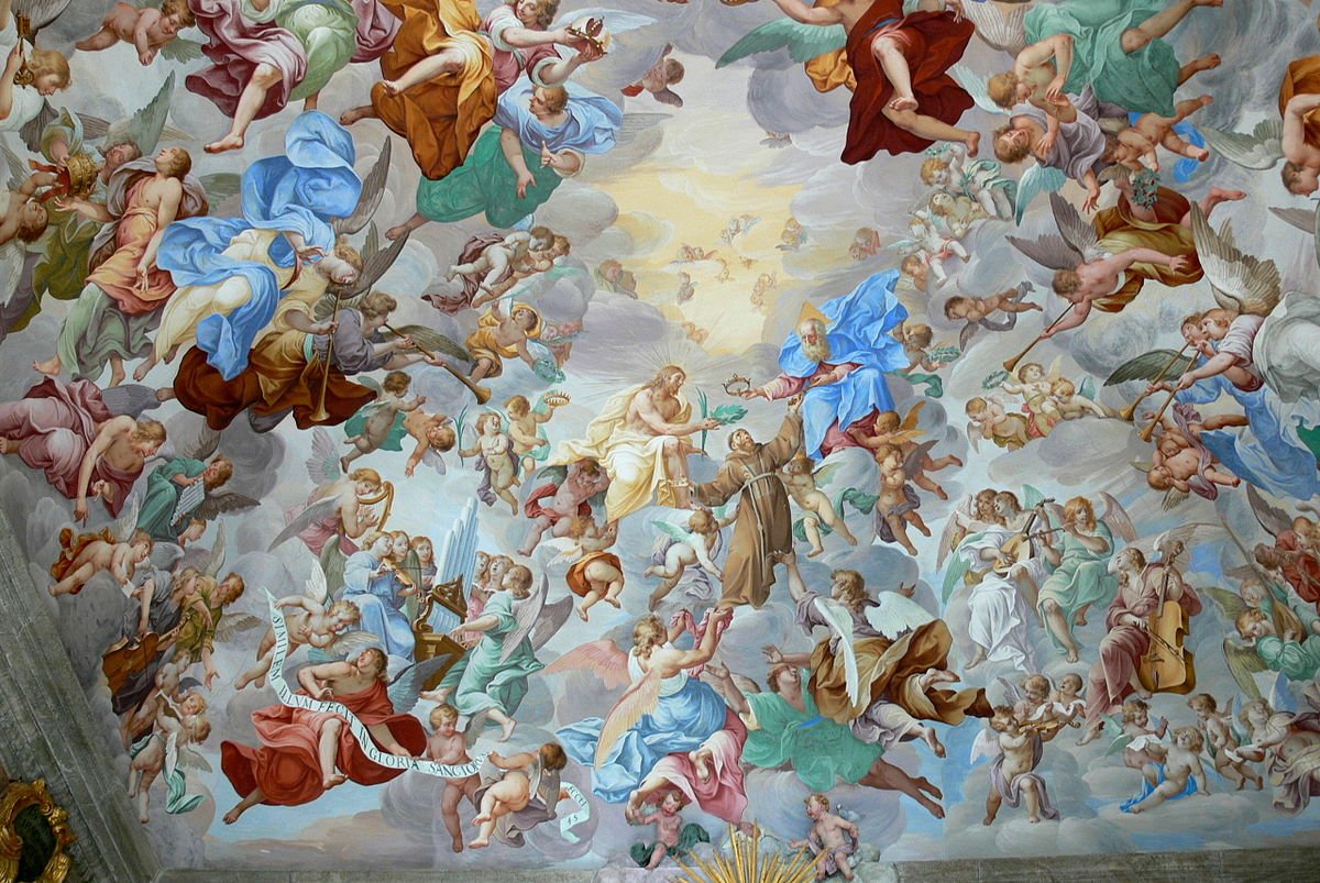 Проведение божественное фрески