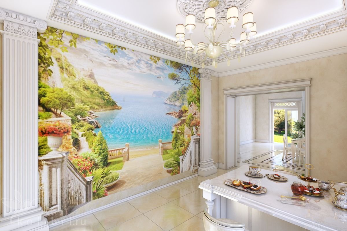 Фрески афреско в кухне