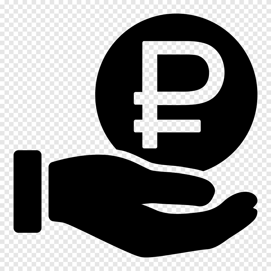 Значок денег рубли