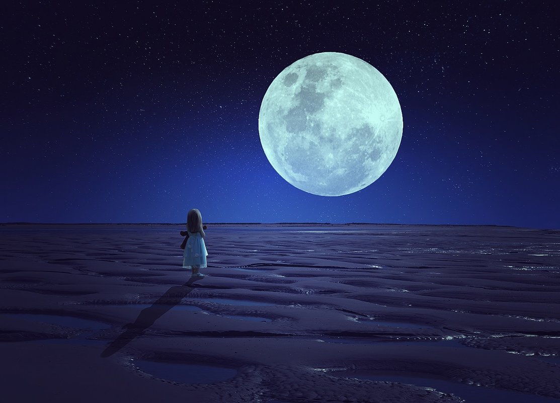 Луна одиночество