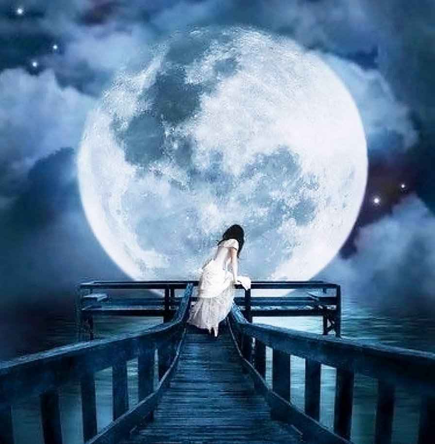 Луна одиночество