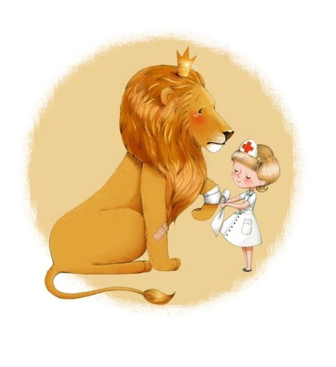 Лев и собачка раскраска