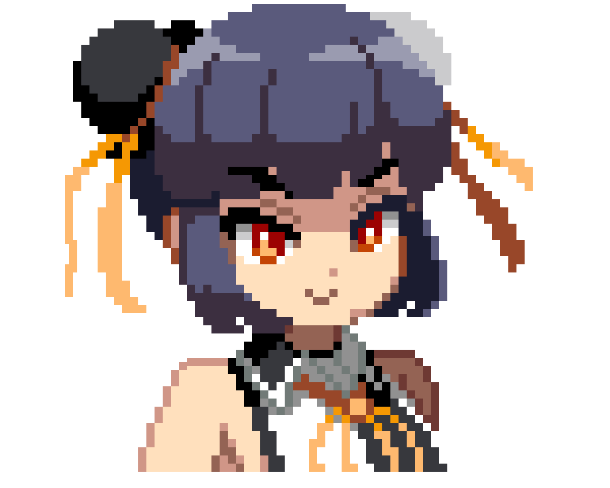 Пиксель арты Геншин Импакт 32x32