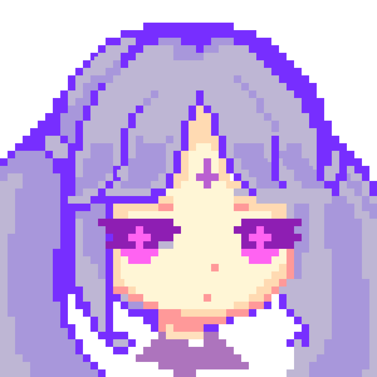 Аниме из пикселей