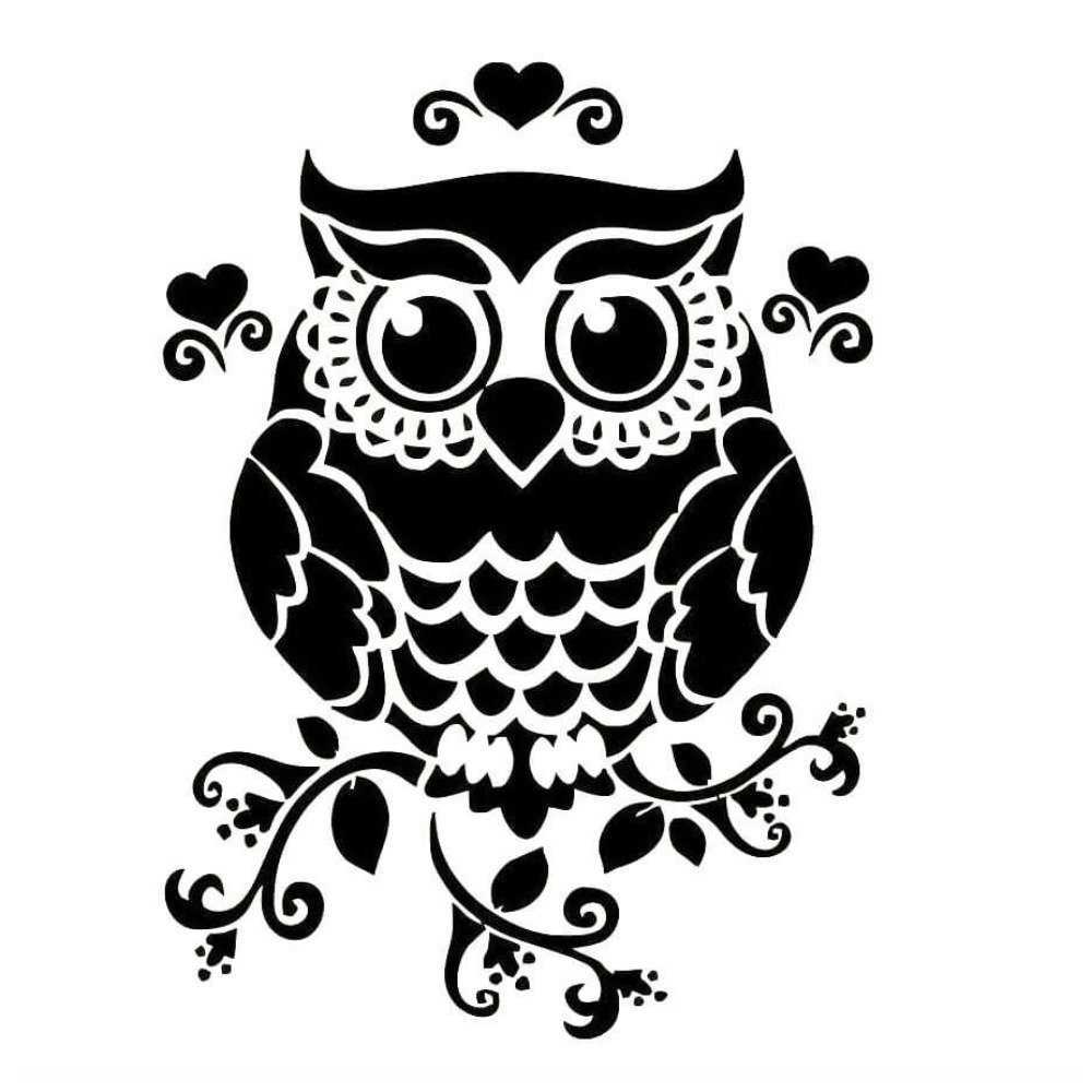 Сова силуэт