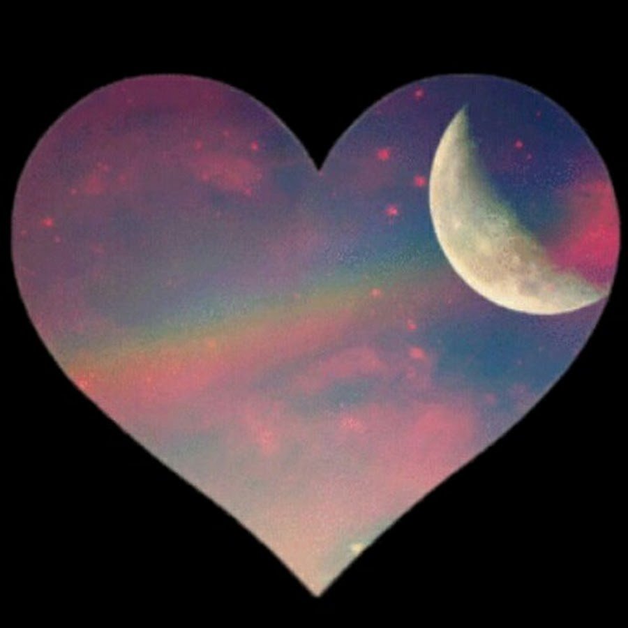Луна сердце