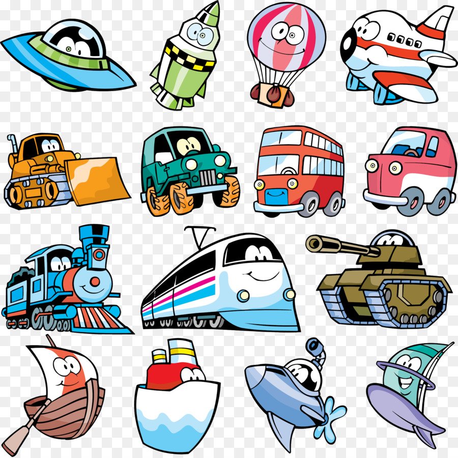 Мультяшный транспорт