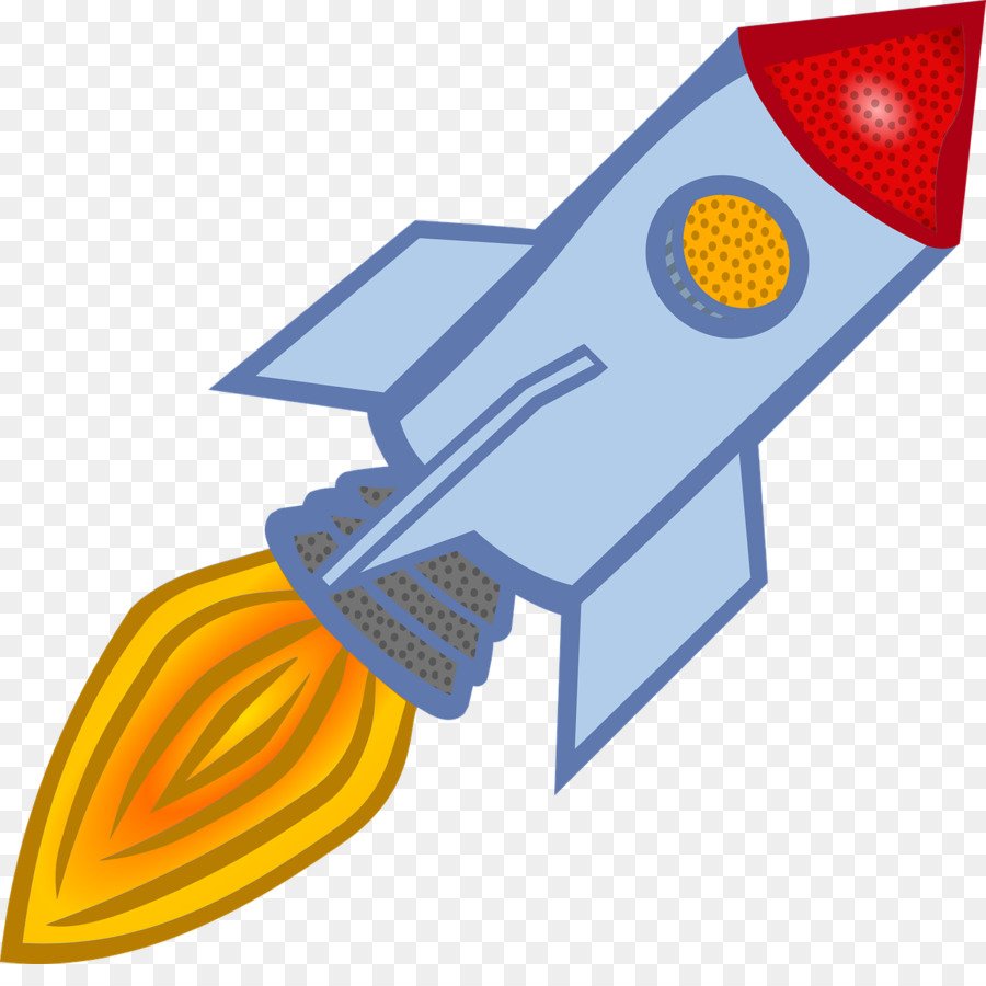 Космическая ракета мультяшная