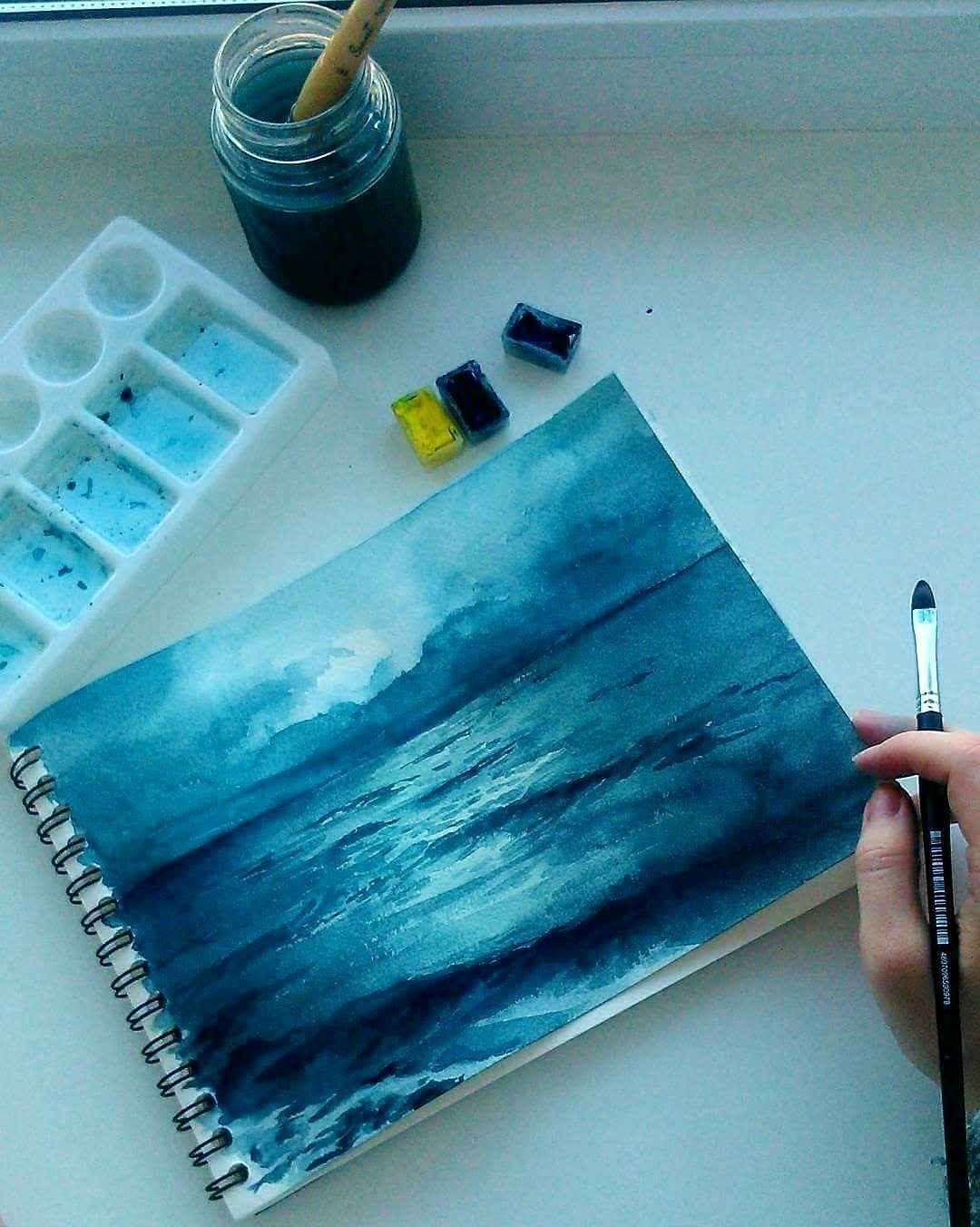 Рисунки акварелью