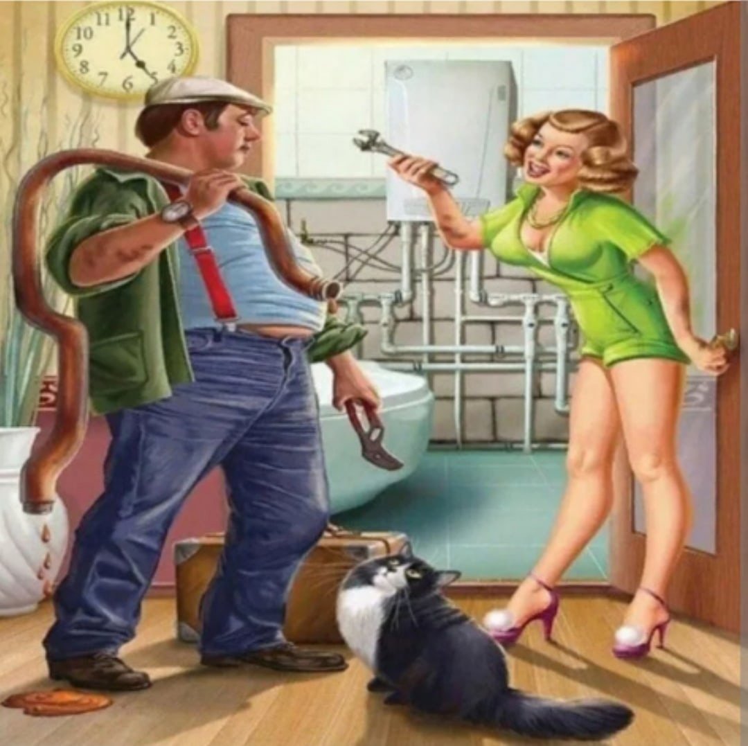 Веселый сантехник