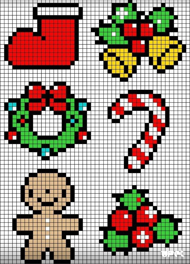 Рисунки по клеточкам ъ