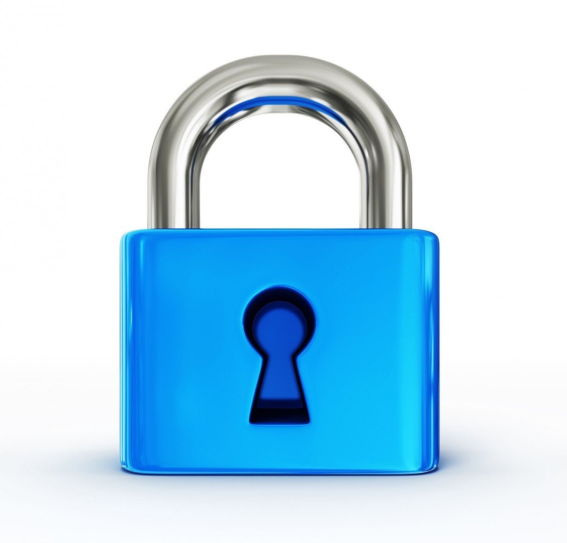 Замок Амбарный на белом фоне