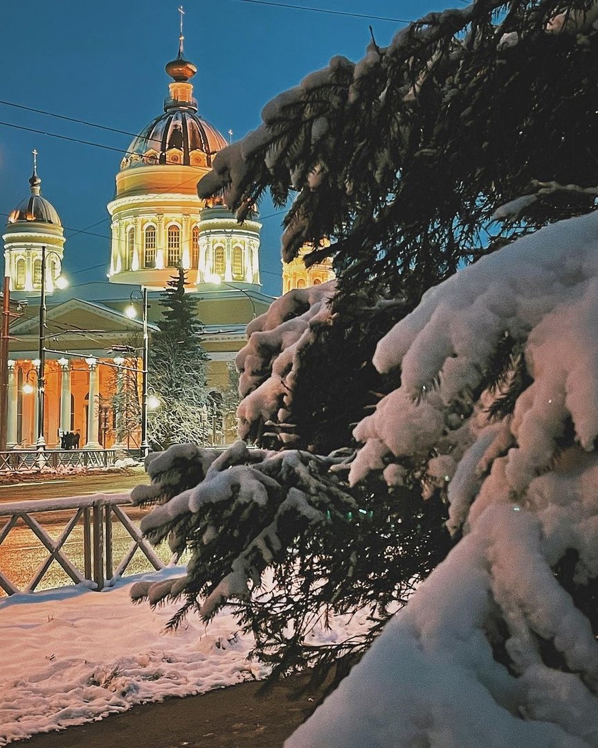 Рыбинск зима