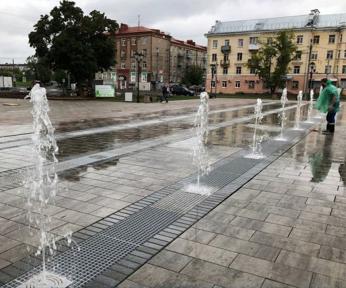 Фонтан на Дерунова Рыбинск