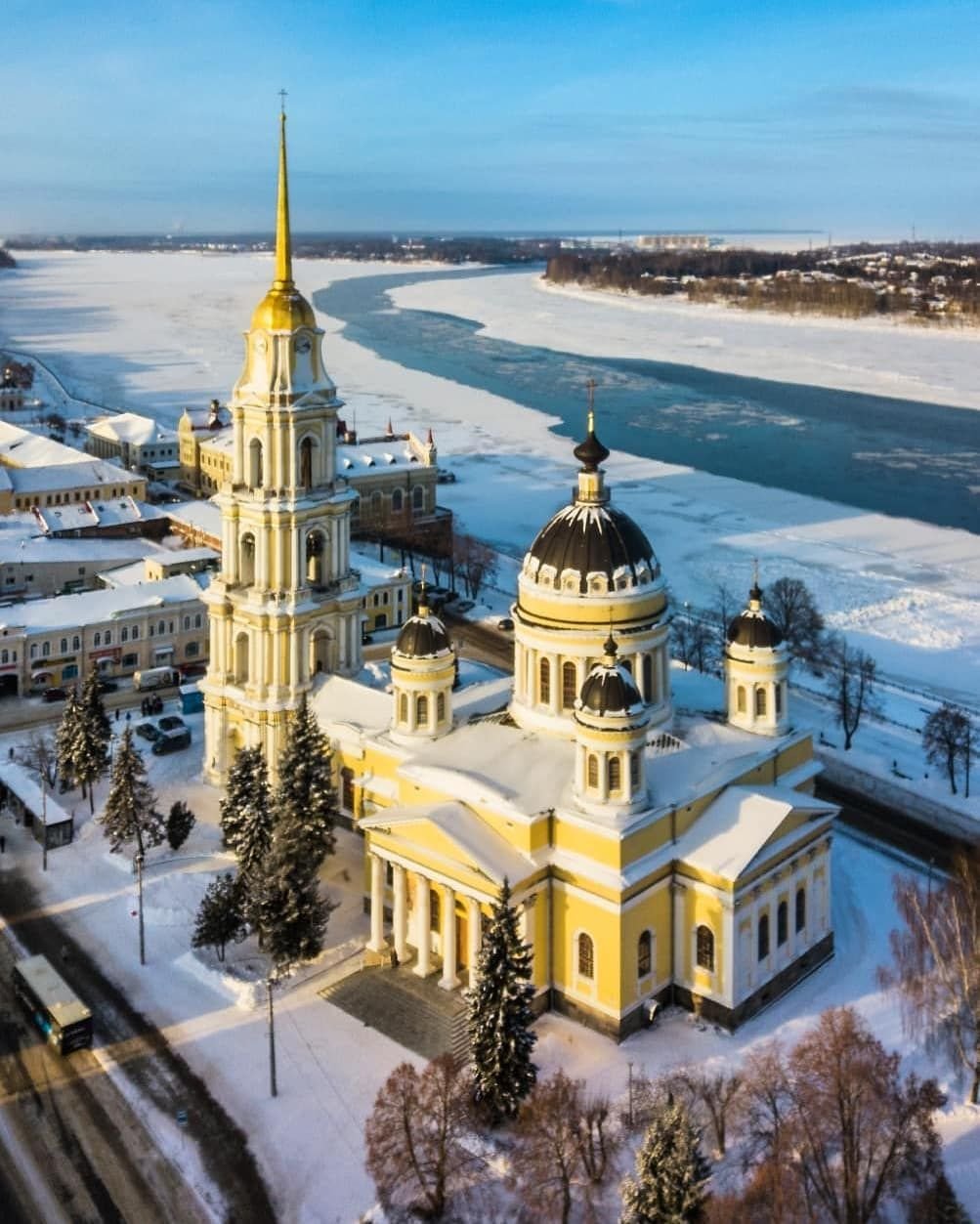 Рыбинск Ярославская область зимой