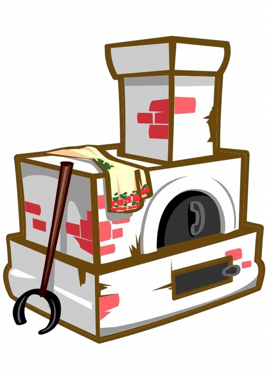 Печь мультяшный