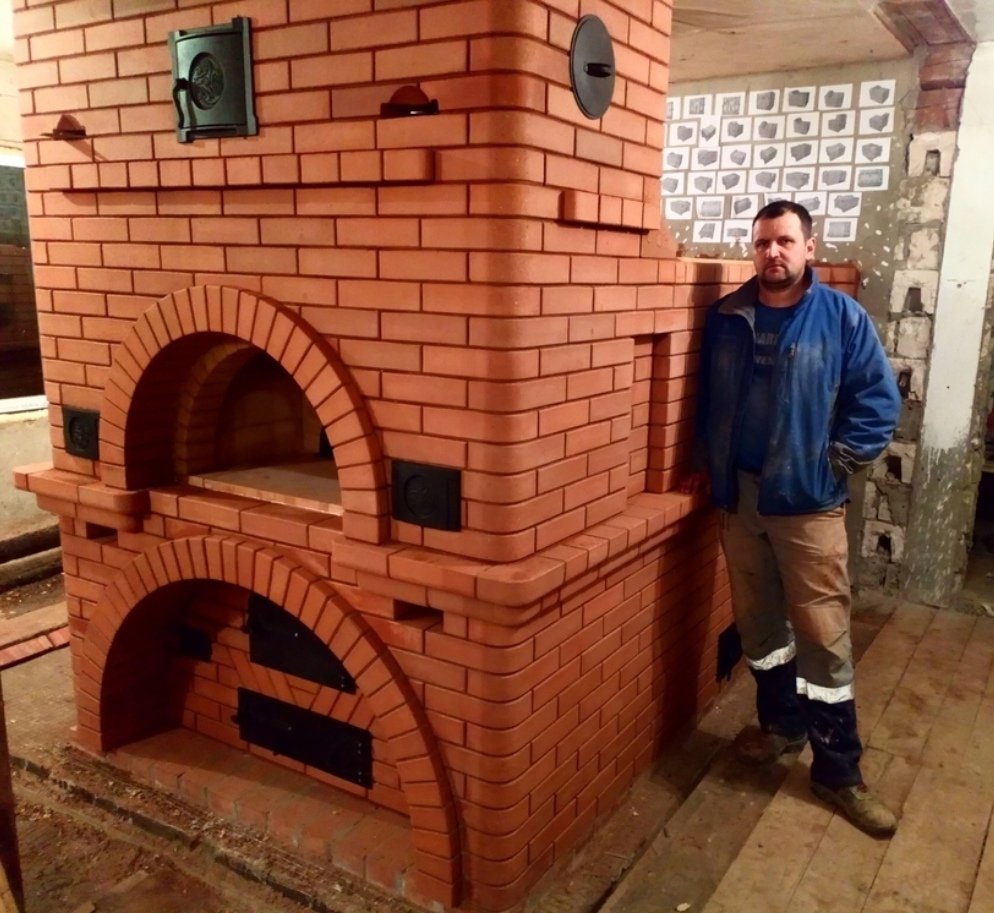 Поделка русская печь