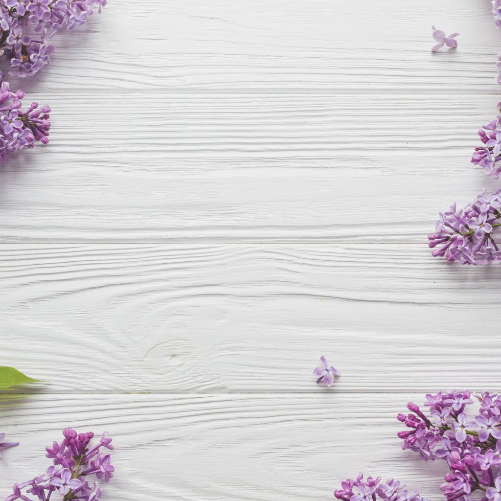 Фотофон светлый с цветами