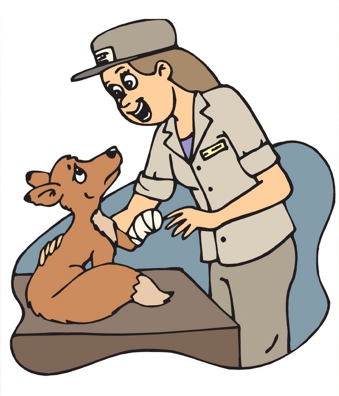 Ветеринар мультяшный