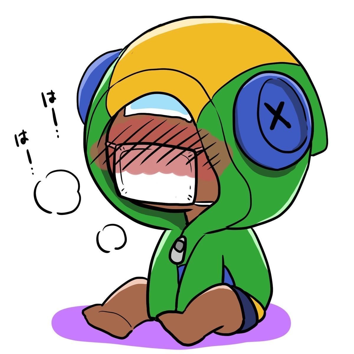 Леон из Brawl Stars арт